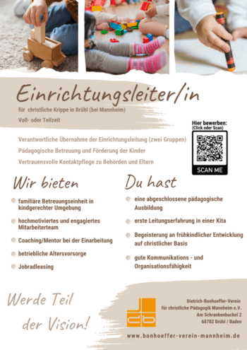 Einrichtungsleitung Krippe